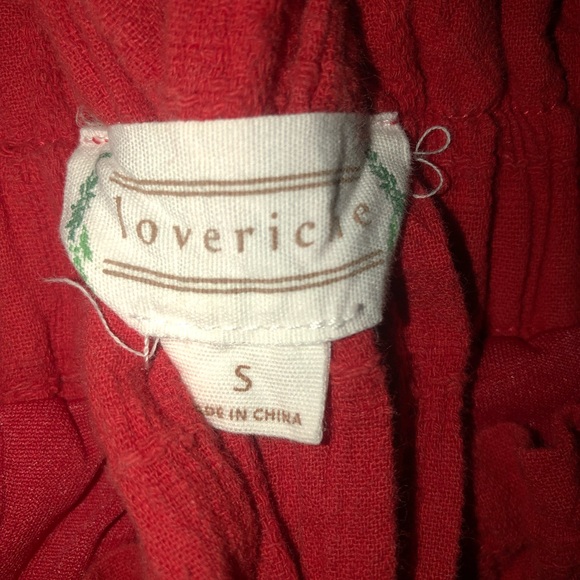 Red tie shorts - Picture 5 of 10